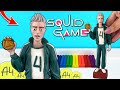 ВЛАД А4 ПОПАЛ в «ИГРА В КАЛЬМАРА»! ЛЕПИМ ИЗ ПЛАСТИЛИНА блогера в костюме Squid Game с Лепка ОК