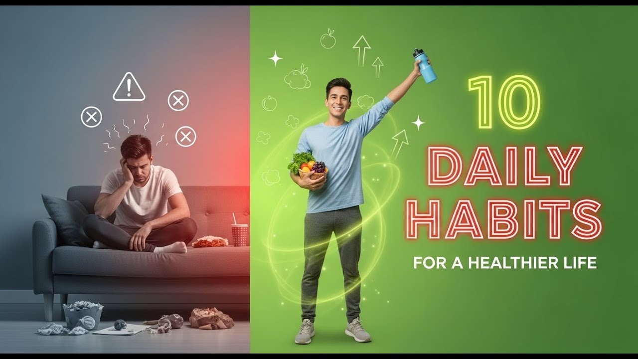 “10 Simple Habits for a Healthier Life” - YouTube