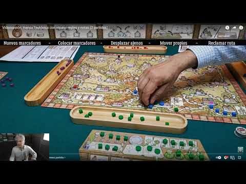 Videoanálisis: comento una partida completa de Hansa Teutónica. Reviso reglas y tácticas
