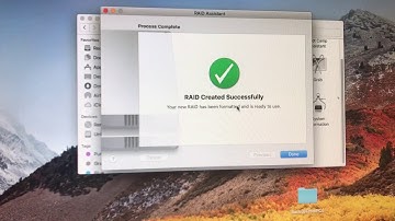 Create RAID0 volume using disk utility on High Sierra with MacOS format SUCCESS