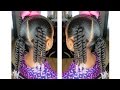 Rope Twist Ponytails w/Beads Tutorial  | Kids Natural Hairstyle | IAMAWOG