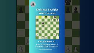 #ChessPuzzle#WhiteToMove#ExchangeSacrifice#ChessTactics#DailyChess#ChessChallenge#ThinkBeforeYouMove