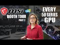 Every MSI 50 Series GPU Graphics Card 5090 5080 | Booth Tour 5070