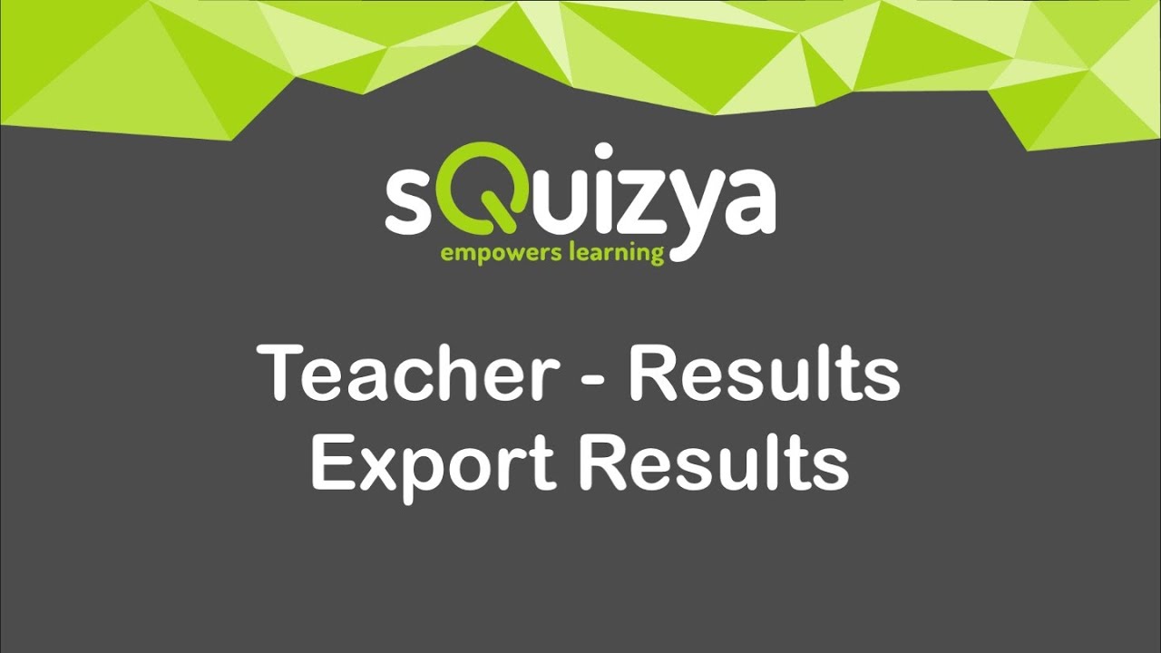 Export Results - YouTube