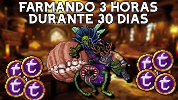TIBIA | QUANTO FARMEI EM 1 MÊS JOGANDO 3 HORAS POR DIA PARA FAZER RENDA EXTRA