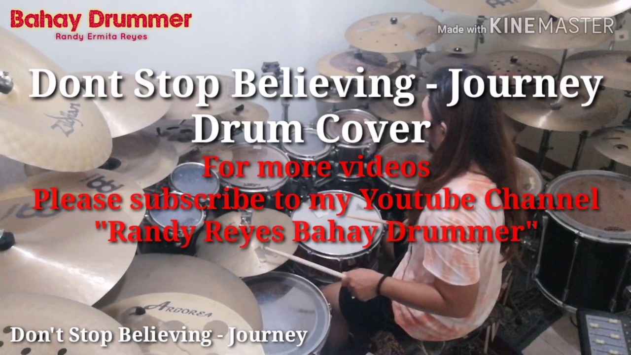 Dont stop believing - Journey (Drum Cover) video phone beyonce mp3