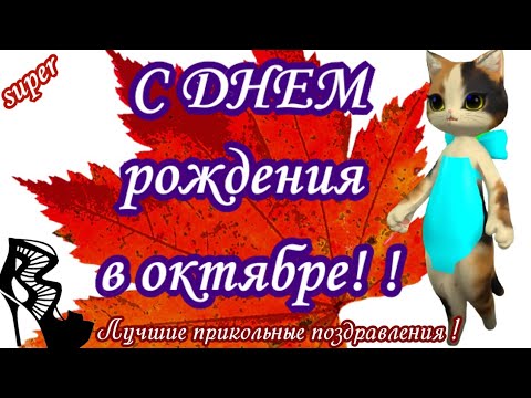 С днем рождения в октябре прикольные поздравления и пожелания на октябрь в день рождения