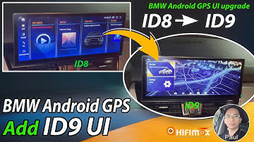 How To Add ID9 UI To BMW Android GPS ? BMW Android Screen ID9 Interface Software Upgrade Tutorial