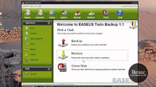 EASEUS Todo - Free computer backup and restore software by Britec screenshot 4