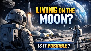 Can Humans Live on the Moon? 🌕 | Future Moon Cities Explained #foryou #moon #facts #viralvideo #fyp 