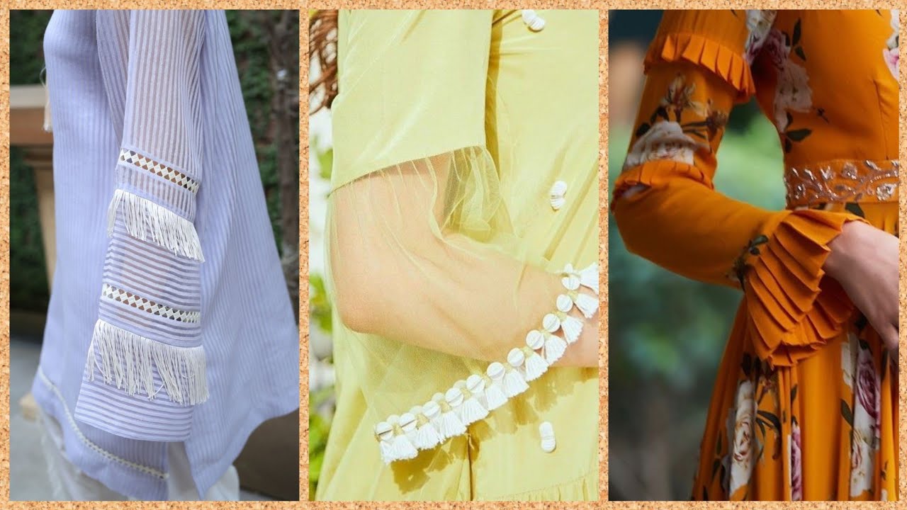 Latest Top stylish Designer Sleeves Designs For Lawn Outfits 2019 YouTube