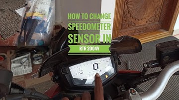 how to change speedometer sensor in rtr 200 4v | Speedometer sensor install