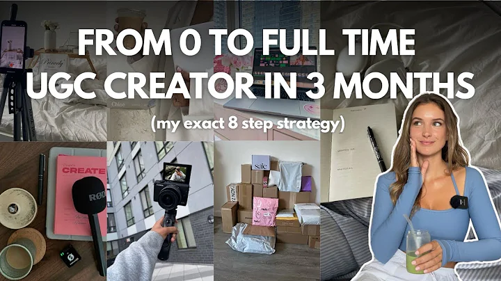 You’re going to become a full time UGC creator in 3 months & here’s exactly how