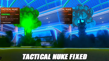 The *NEW* Tactical Nuke Goal Explosion Has Been Fixed!! - Rocket League Update