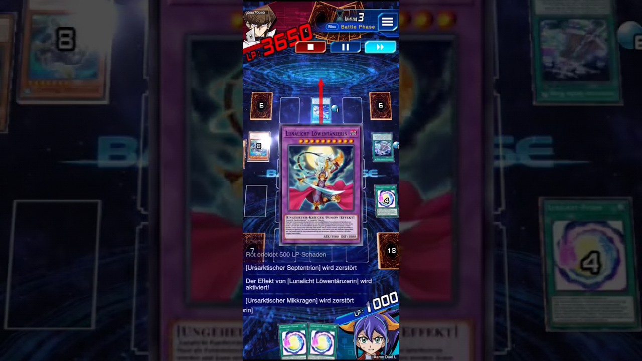 Long Combo Vs 1 Fusion spell / Yu-Gi-Oh Duel Links 