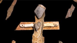 The Crucifixion - Day 6 (Friday) of Easter Events in Rocks by Patti Rokus