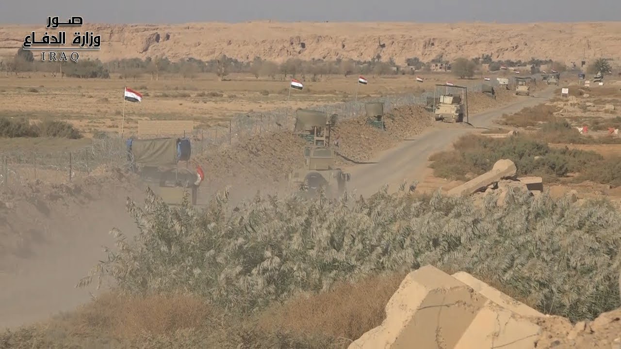 عمليات الجزيرة والقطعات الملحقة بها تؤمن الحدود العراقية السورية