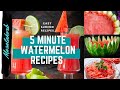 5 Minute Watermelon Recipes - Easy Summer Recipes at Home | Watermelon Juice Recipes Healthy