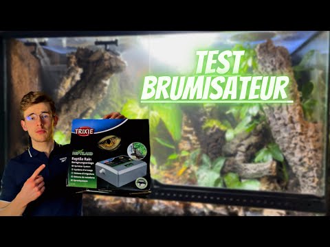 LE MEILLEUR SYSTEME DE BRUMISATION ?! Test du Reptil Rain de chez Trixie