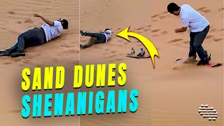 Guy Swerved a Bit Too Much on the Sand Dunes