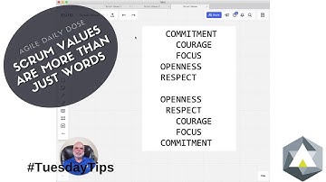 Agile Daily Dose: Scrum Values Are More Than Just Words