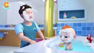 Bath Song | Let's Take a Bath | Fun Bath Time Song | Baby ChaCha Nursery Rhymes for Toddlers