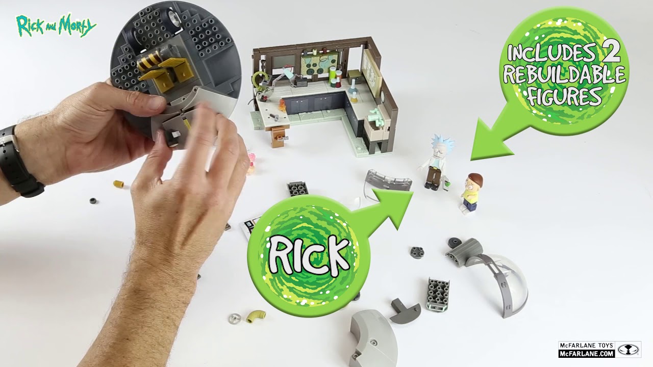 rick and morty construction sets