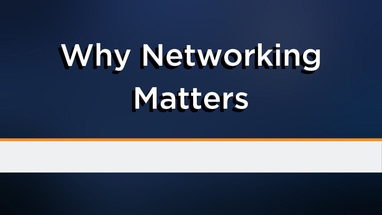 Why networking