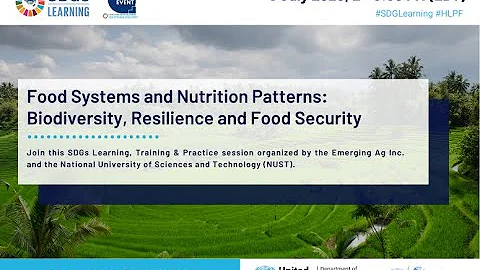 Food systems and nutrition patterns: Biodiversity, Resilience and Food Security