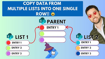 Copy Data from Multiple Lists into One