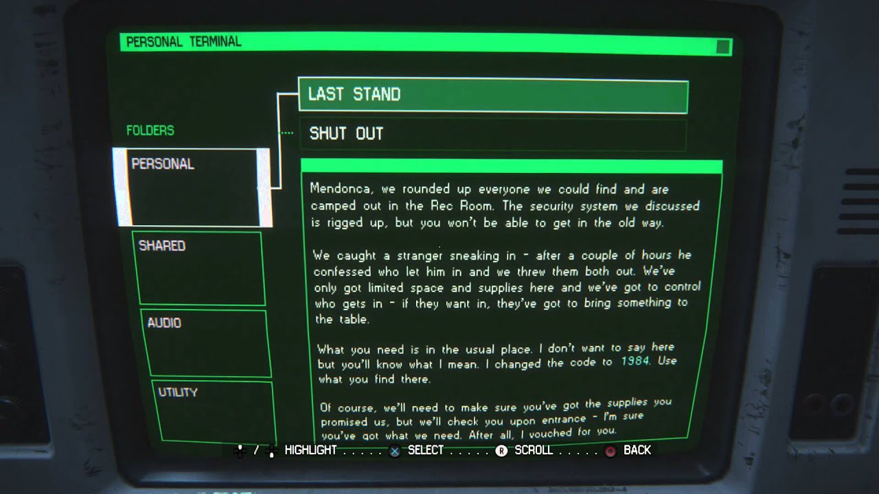 Alien Isolation - Part 39 - PS4 1080p HD Gameplay Recording - YouTube