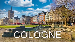 🇩🇪 A Walk Around Cologne. Germany's Vibrant City. 4K HDR Walking Tour With Captions.