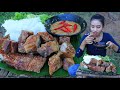 Amazing cooking pork crispy with noodle recipe - Amazing cooking