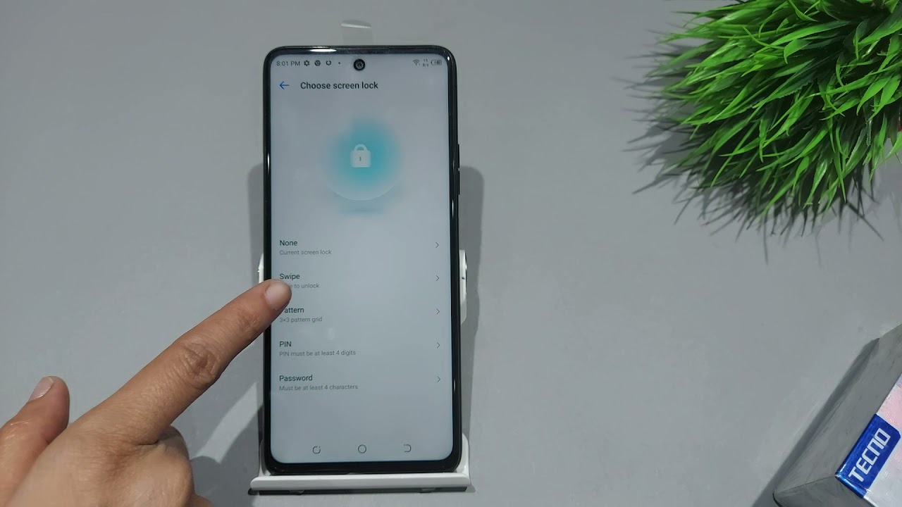 Tecno camon 17 pro lock screen setting | tecno camon 17 pro me lock screen pattern kaise set kare