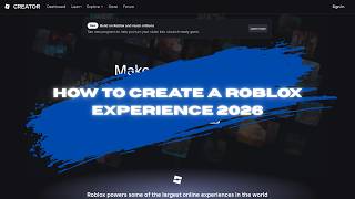 How to Make a Roblox Game in 2026 | Publish It & Make a Gamepass