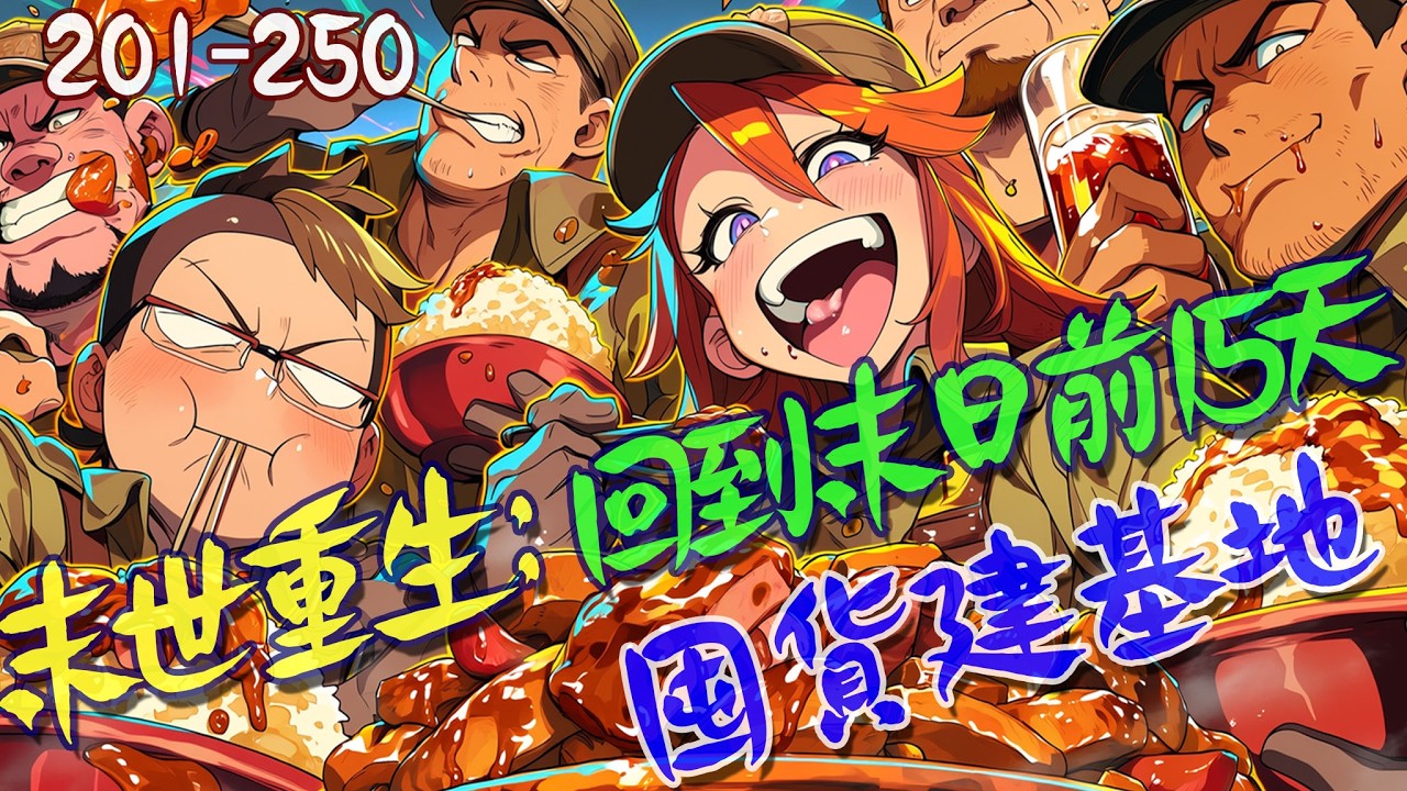 爽文小說【201-250】末世重生：回到末日前15天，囤貨建基地  #爽文 #小說 #有聲書 #一口氣看完