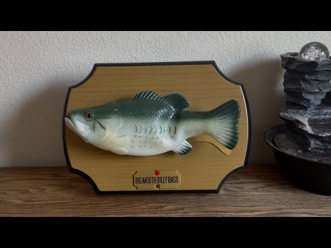 Gemmy 2021 Animated Big Mouth Billy Bass Demo 