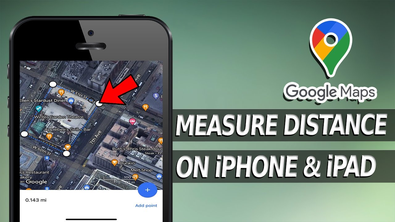 How To Measure Distance On Google Maps Iphone? - Youtube