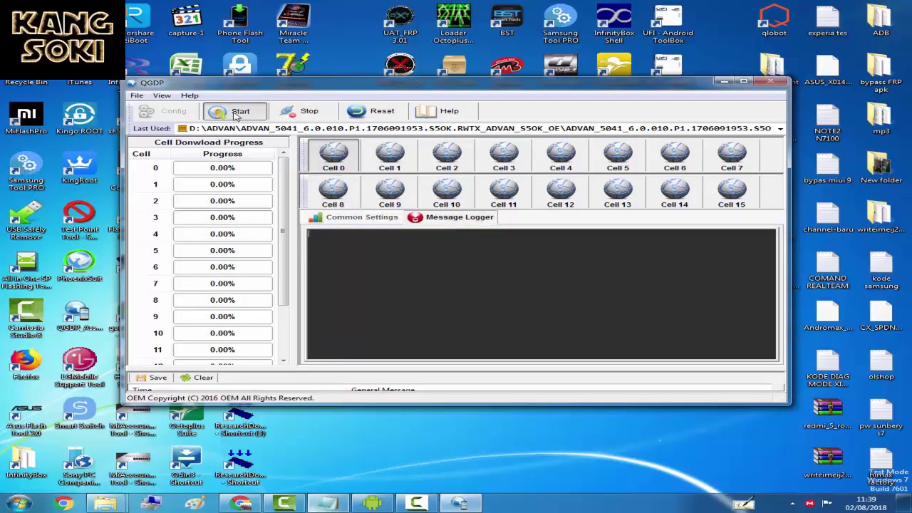Flash Advan S50K 5041 Via QGDP