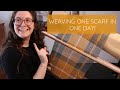 Weaving One Scarf in Only One Day on an Ashford Rigid Heddle Loom!