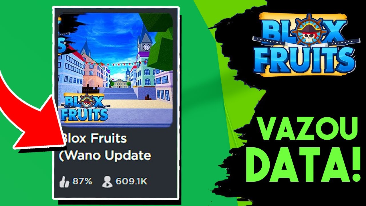 VAZOU* DATA da PROXIMA ATUALIZAÇÃO do BLOX FRUITS!!? 