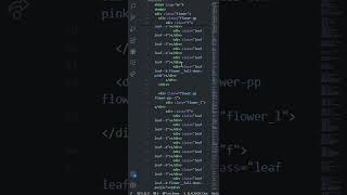 Develop Beautiful Flowers Project Using only HTML, CSS and JS #tranding #shorts #css #viralvideo