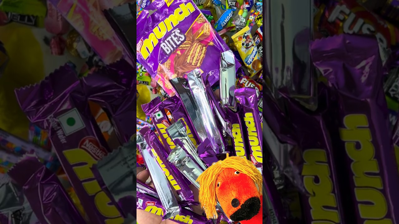 🤗Munch Bites Chocolate ASMR 😍🍫 Satisfying Unwrap Sounds🎧