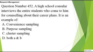 IPFP Test Preparation Series research management 451-500