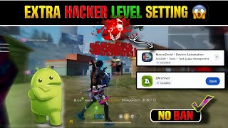 AIM LOCK MacroDroid Macro Free Fire 2026|⚙️| 100% Secret Headshot Setting🇧🇷