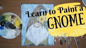 Learn to Paint a Gnome - Time-Lapse Art Instruction Video