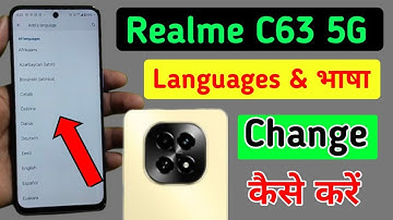 Realme c63 5g me language kaise sahi kare / how to set language in realme c63 5g me