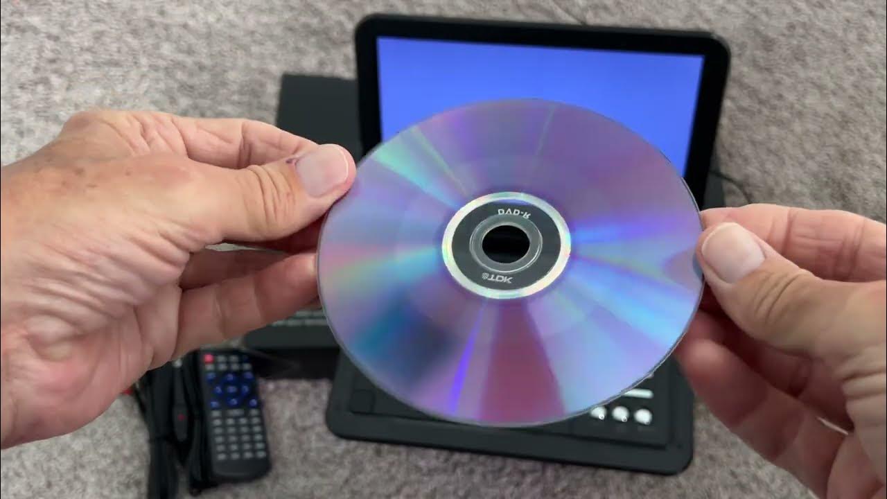How to play a DVD in Yoton Portable DVD Player YD105 YouTube