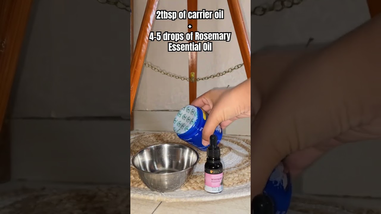 Rosemary essential oil for fast hair growth🤩 