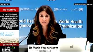 WHO Director-General Dr Tedros says 18 million Omicron COVID-19 cases have been reported worldwide
